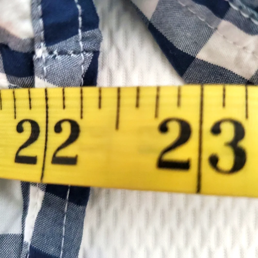 J. Crew Long Sleeve Button Down Shirt Blue Plaid Mens Medium